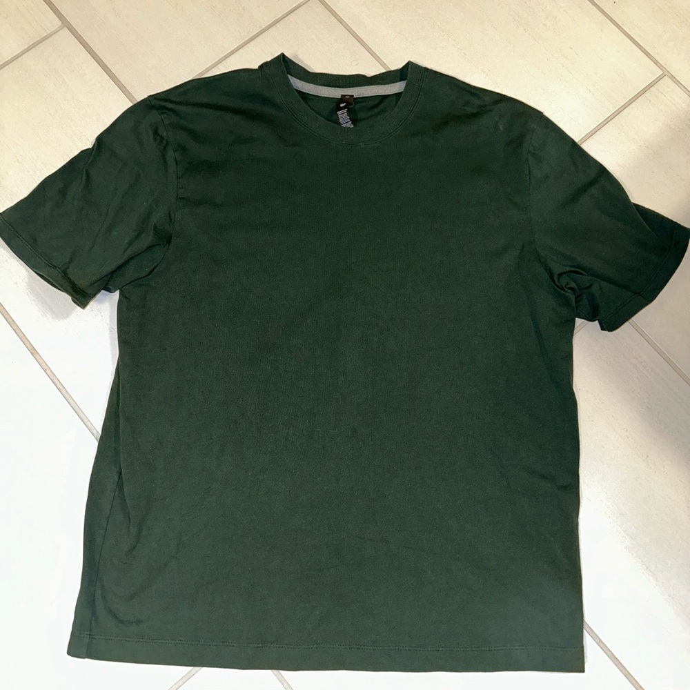 Lululemon heavyweight cotton legacy green t shirt xl